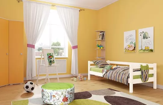 Вариант 2 Кровать СОНЯ с задней защитой МБГ