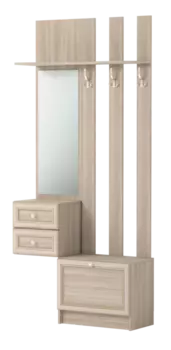 Вешалка с тумбой Брайтон №22 (Ижмебель)