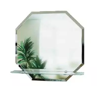 Зеркало 33 со стеклянной полкой (Аквилон)