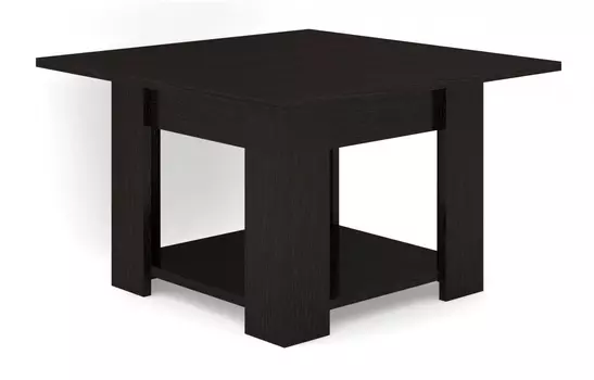 Журнальный столик Релакс-3 с квадратной столешницей и полкой (Баронс)