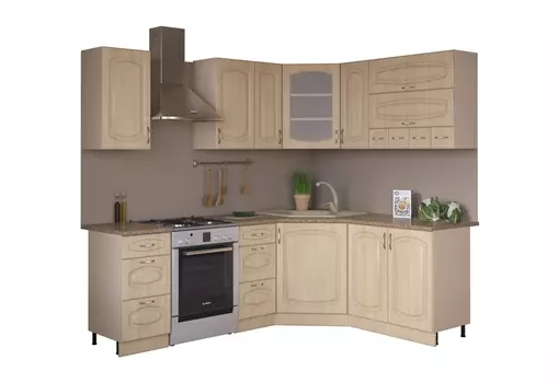Кухонный гарнитур Паула 1,65х1,65м