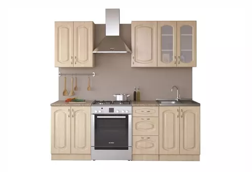 Кухонный гарнитур Паула 1,6м №3 (60/40)