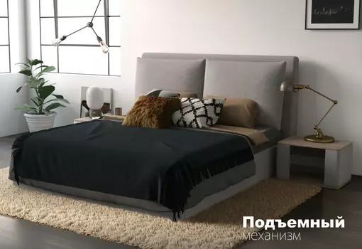 Мягкая кровать Эмилия 140
