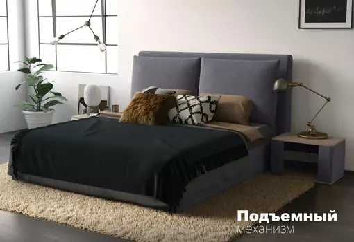 Мягкая кровать Эмилия 160
