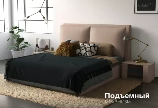 Мягкая кровать Эмилия 160