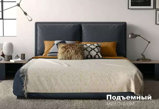 Мягкая кровать Эмилия 180
