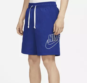 Alumni Woven Shorts In Blue