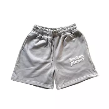 Broken Planet Gray Short Sweatpants