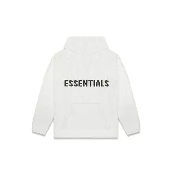 ESSENTIALS Knit Hoodie Light Heather Oatmeal (FW20)