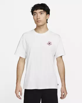 Floral Print Tee White