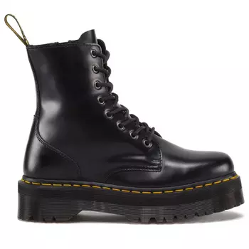 High Boots Black\Yellow\Side Zipper