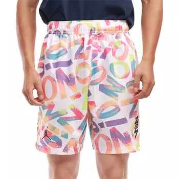 Paint Print Colored Shorts