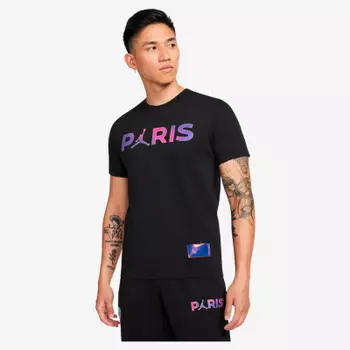 Paris Mens Black Tee