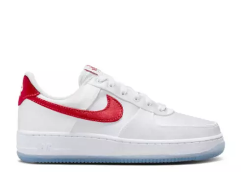 Satin White Gym Red
