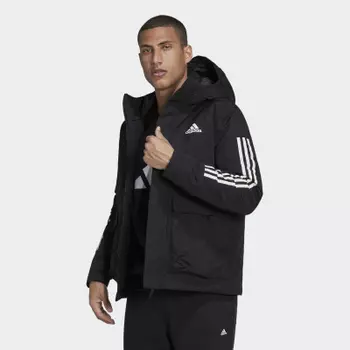 Utilitas 3-Stripes Hooded Jacket