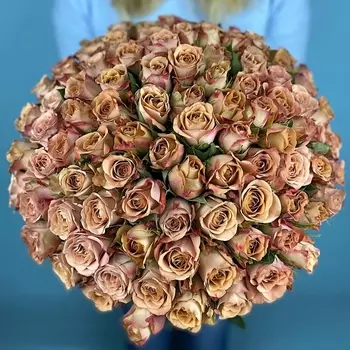 101 Коричневая Роза (40 см.)