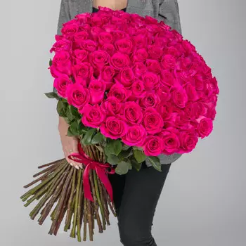 101 Малиновая Роза (70 см.)