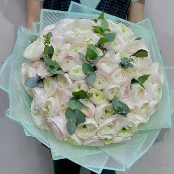 101 Нежно-Розовый Ранункулюс