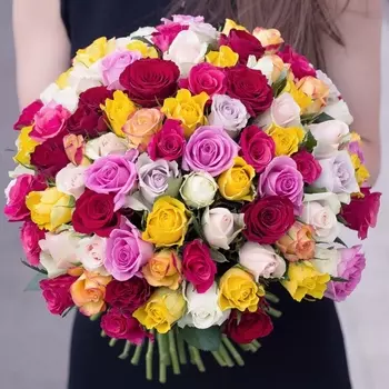 101 Роза Микс (30-40 см.)