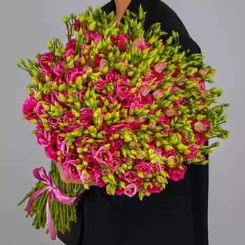 101 Розовая Эустома