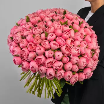 101 Розовый Пион