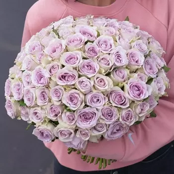 101 Сиреневая Роза (30-40 см.)