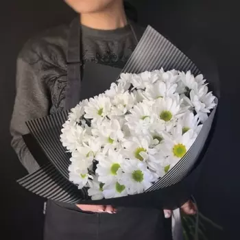 11 Белых Хризантем Кустовых