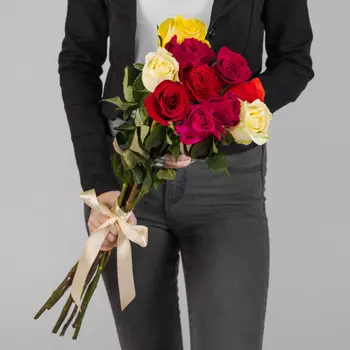 11 Роз Микс (70 см.)