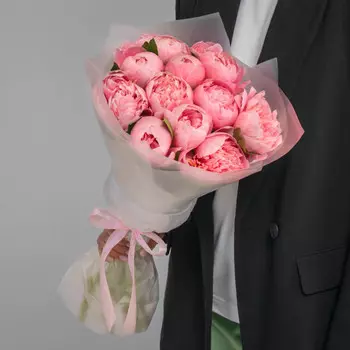 11 Розовых Пионов