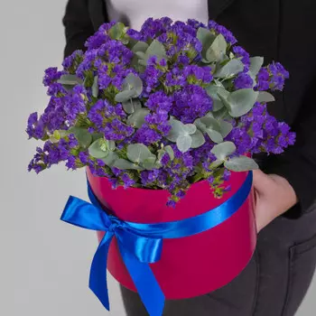 11 Синих Статиц в коробке