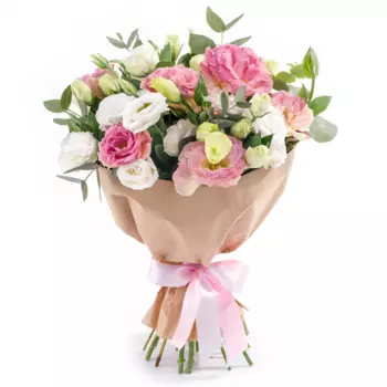 15 Бело-Розовых Эустом