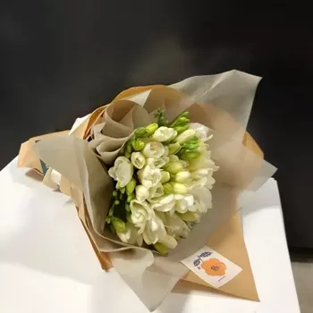 15 Белых Фрезий