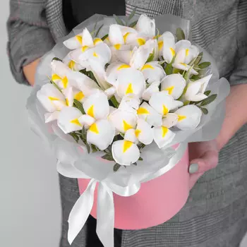 15 Белых Ирисов