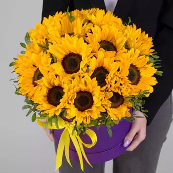 15 Подсолнухов в коробке