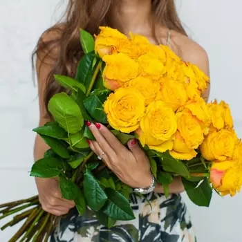 15 Желтых Роз (70 см.)