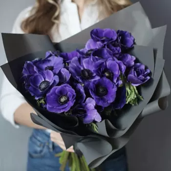 19 Синих Анемонов