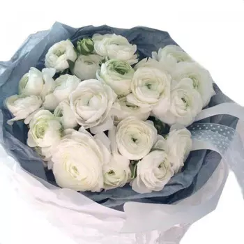 21 Белый Ранункулюс