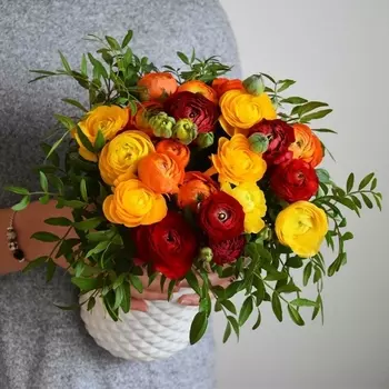 21 Яркий Ранункулюс