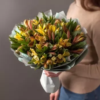 21 Желтая Альстромерия