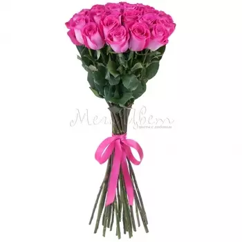 25 Малиновых Роз (70 см.)