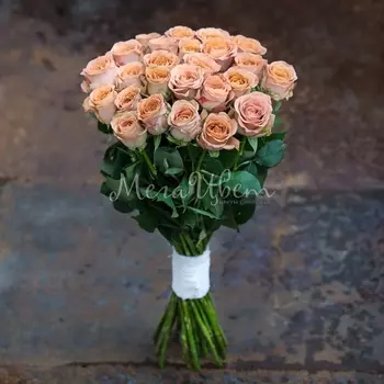 25 Коричневых Роз (60 см.)