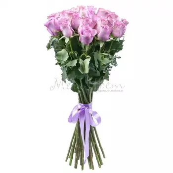 25 Сиреневых Роз (70 см.)