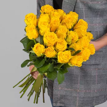 25 Желтых Роз (50 см.)