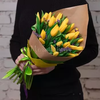 25 Желтых Тюльпанов