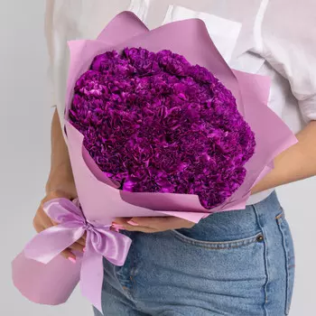 35 Фиолетовых Гвоздик