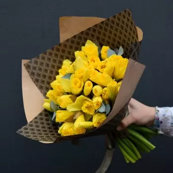 35 Желтых Нарциссов