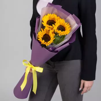 3 Подсолнуха в упаковке