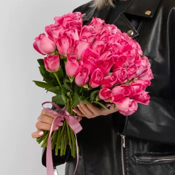 45 Розовых Роз (30-40 см.)