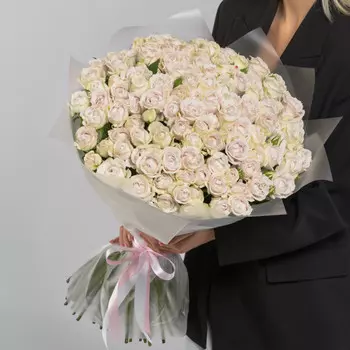 51 Кустовая Пионовидная Сиреневая Роза (50 см.)