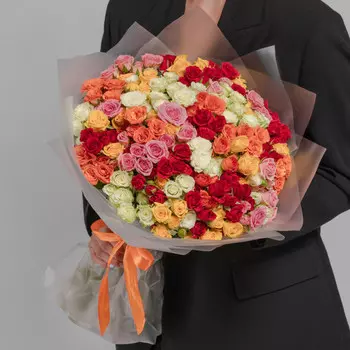 51 Кустовая Роза Микс (50 см.)